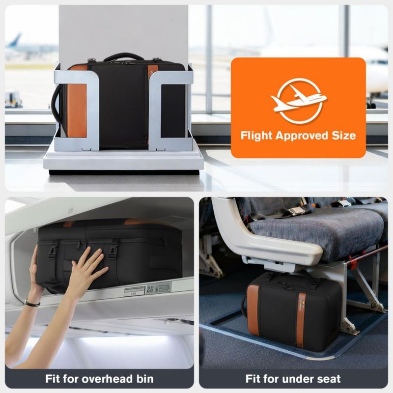 Mochila Bymontin 35L para viaje con laptop – Aprobada para vuelo