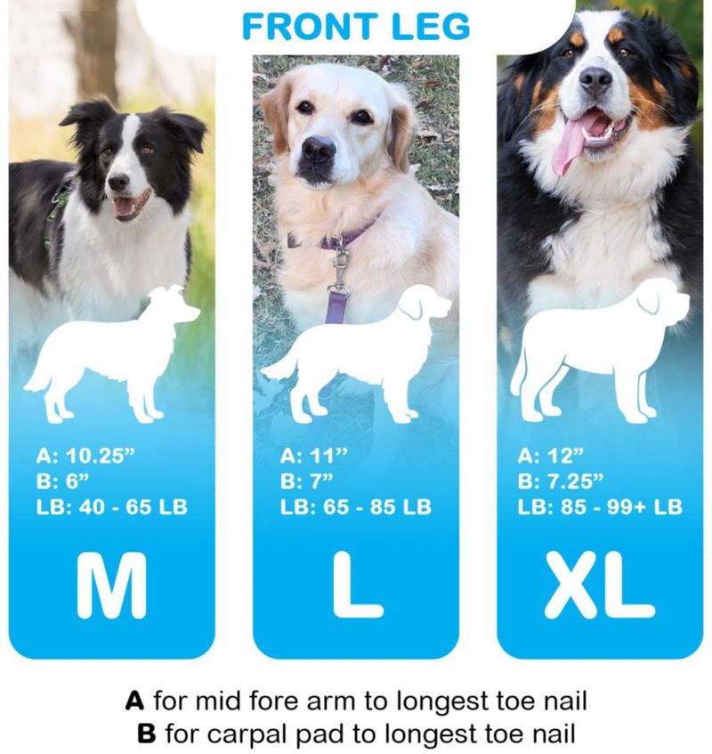 Férula OrthoVet Flexi para Pierna Frontal de Perro – Soporte de Lesiones