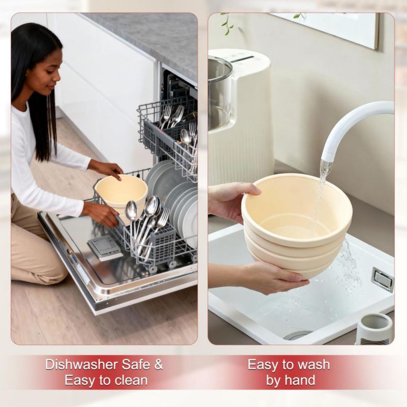 Paquete de 3 Insertos Plegables para Cuenco Naerza Resistente al Calor y al Frío