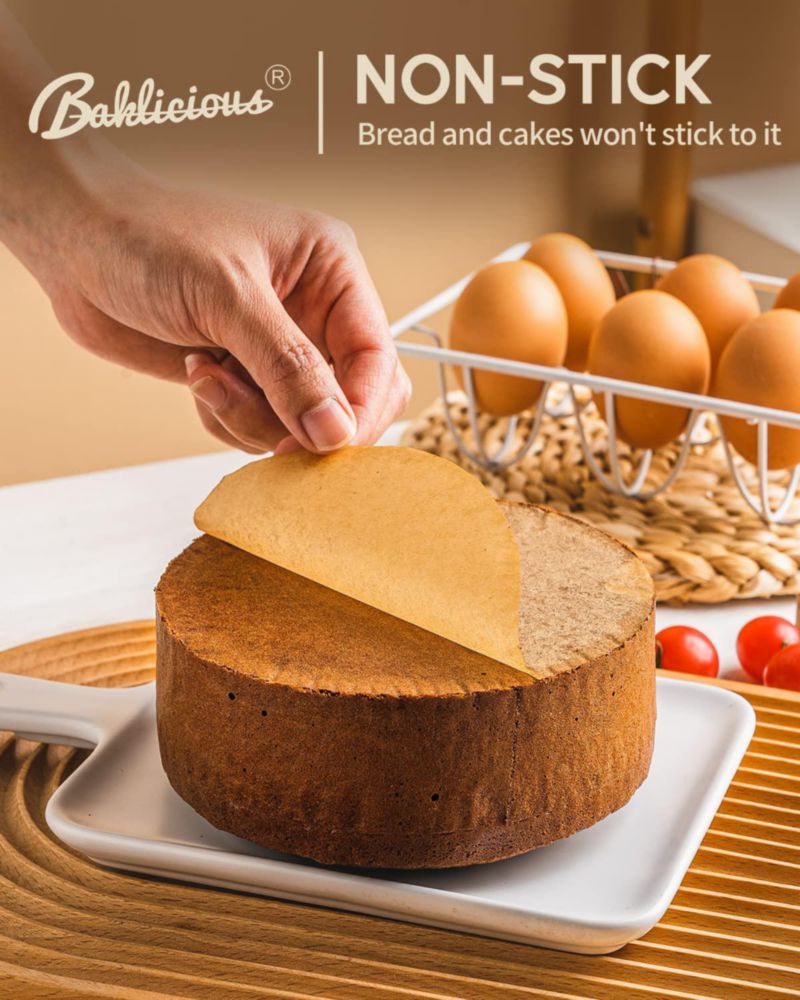 Papel de hornear BAKLICIOUS 23 cm 250 uds antiadherente