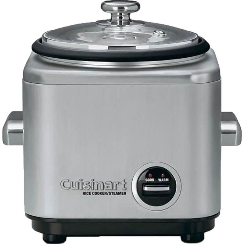 Arrocera Cuisinart CRC400 de 4 tazas de acero inoxidable