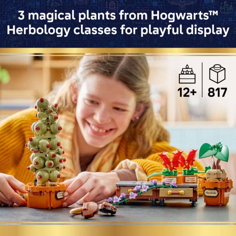 Bloques de Construcción LEGO Harry Potter Herbología 76474