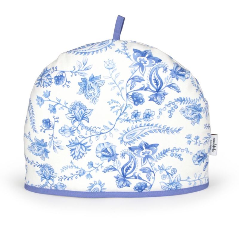 Cobertor para tetera Muldale de algodón con diseño floral 34 cm para 1‑6 tazas
