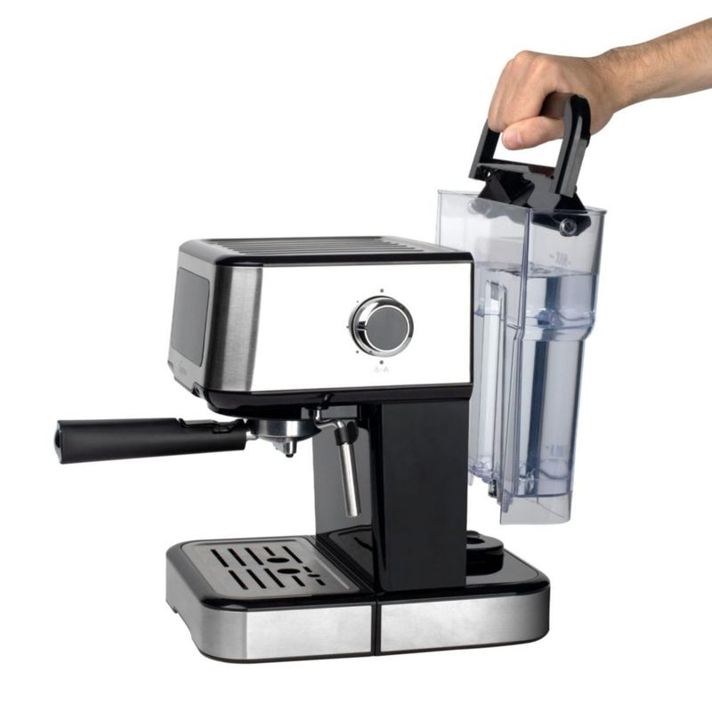 Máquina de espresso Capresso Café TS con pantalla táctil 15 L color plateado