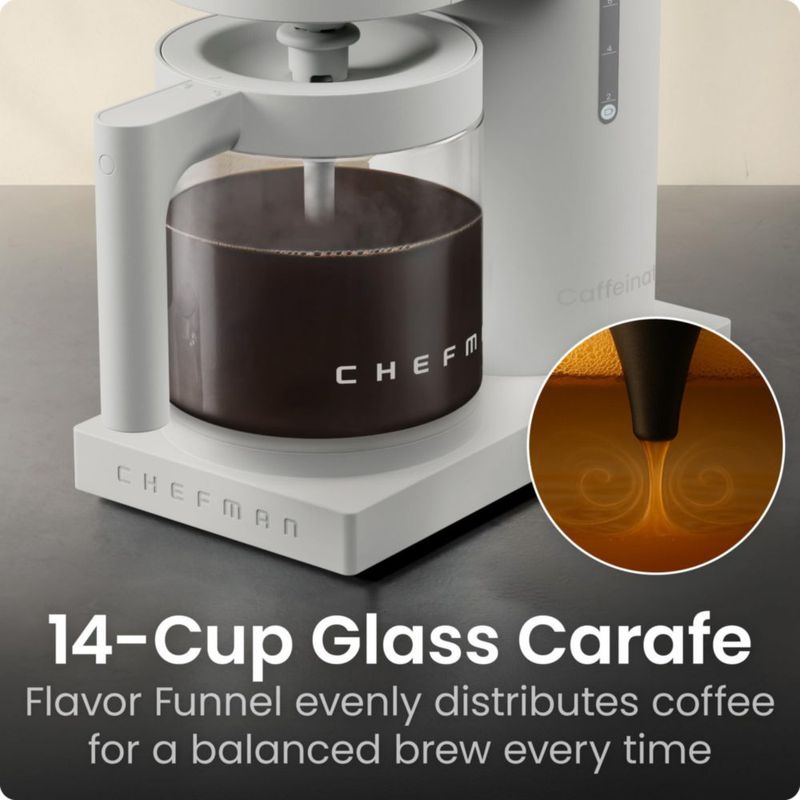 Cafetera Chefman 14 tazas acabado hormigón 120 V