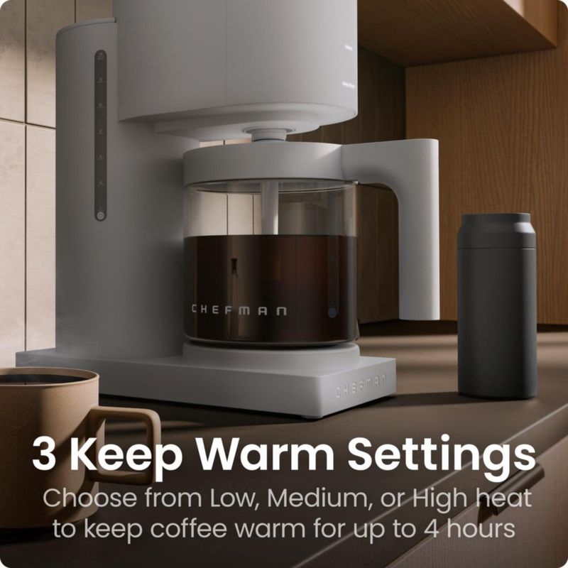 Cafetera Chefman 14 tazas acabado hormigón 120 V