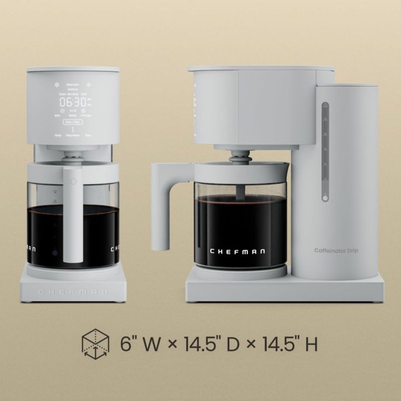 Cafetera Chefman 14 tazas acabado hormigón 120 V