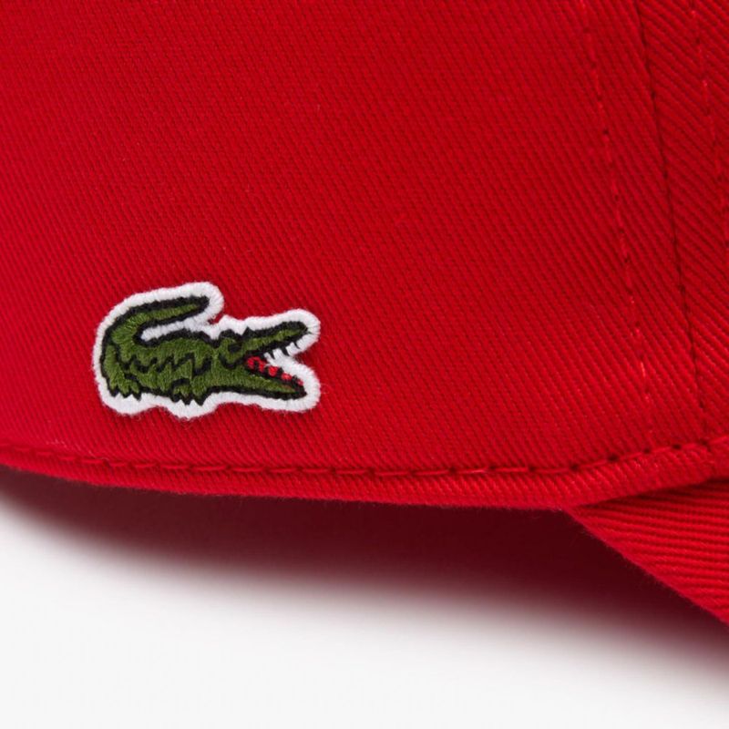 GORRA Lacoste Algodón Sarga con Logo Lateral Buoy Talla Única