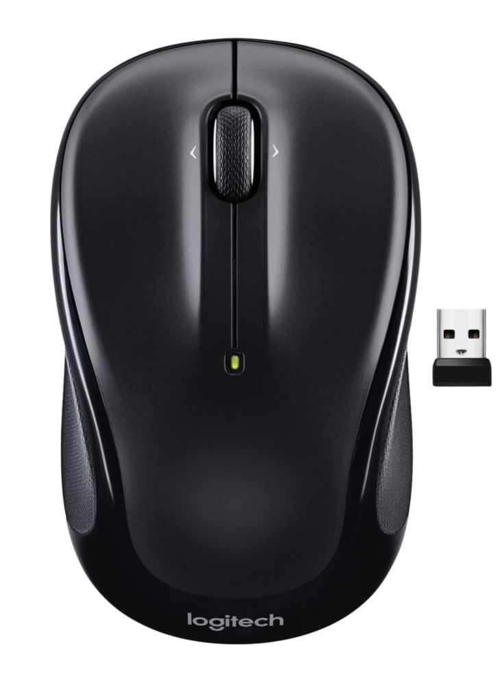 Ratón Logitech M325S negro inalámbrico con desplazamiento micropreciso