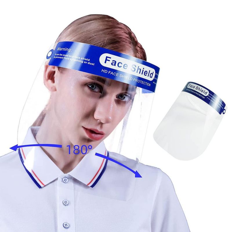 Visor Facial ANDX 28x24 cm Paquete de 200 Anti-empañante