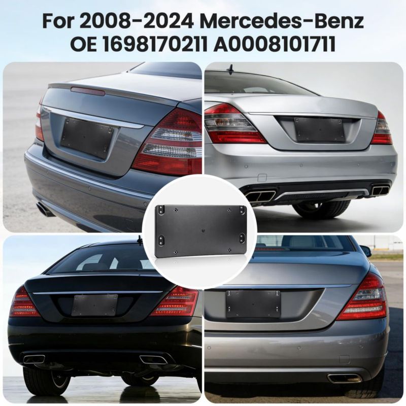 Soporte para Placa de Matrícula Toviiea Mercedes-Benz 2007-2025