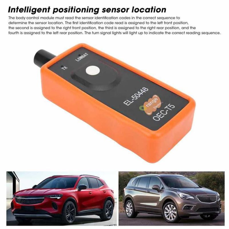 Herramienta TPMS AMZSEA EL-50448 para reinicio de sensores GM 2006‑2026