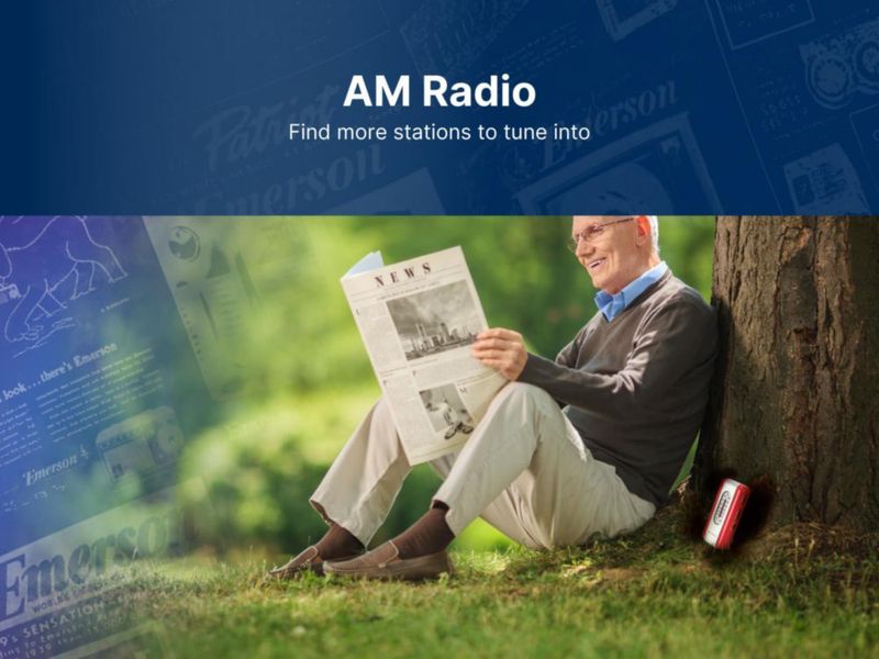 Radio Portátil Emerson ER-7002 AM/FM con Audífonos y Bocina