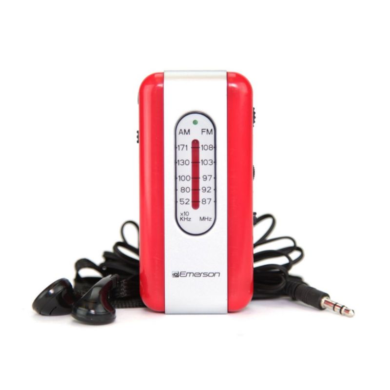 Radio Portátil Emerson ER-7002 AM/FM con Audífonos y Bocina