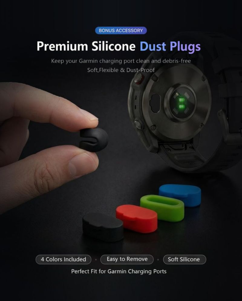 Protector de pantalla iDaPro Garmin 45/55/45S [4 uds.] + Tapones