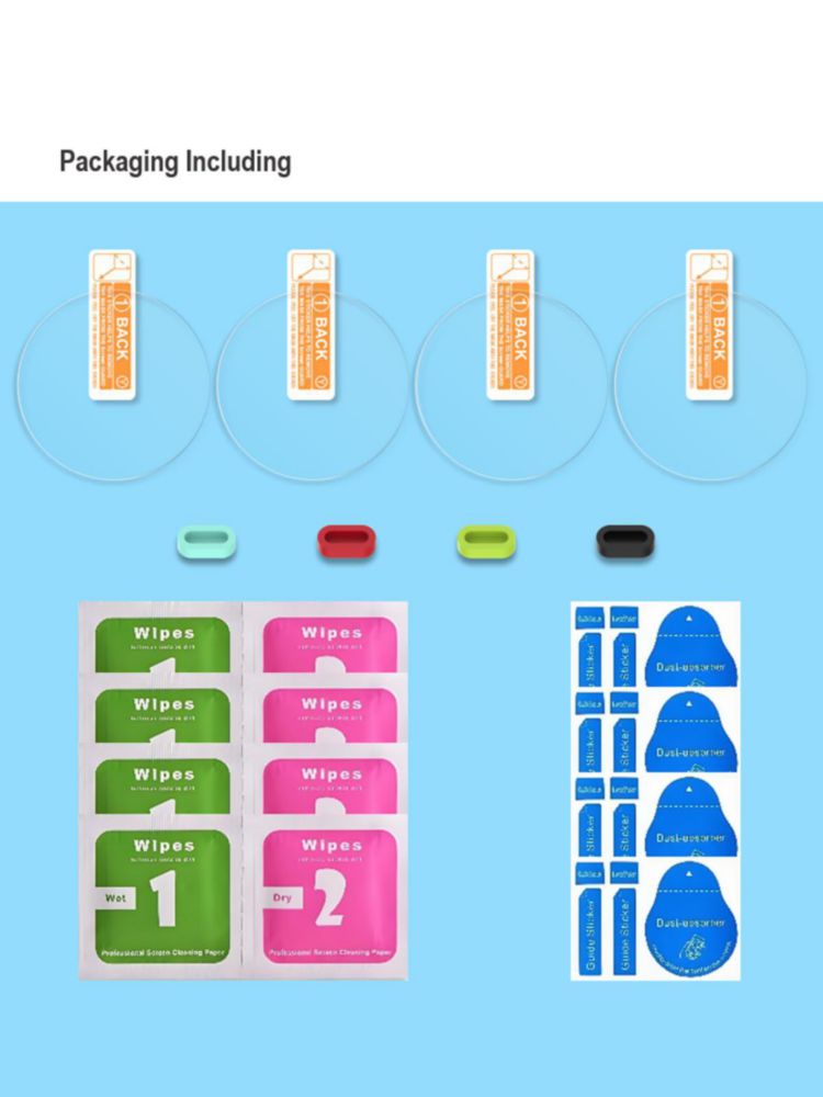 Protector de pantalla iDaPro Garmin 45/55/45S [4 uds.] + Tapones