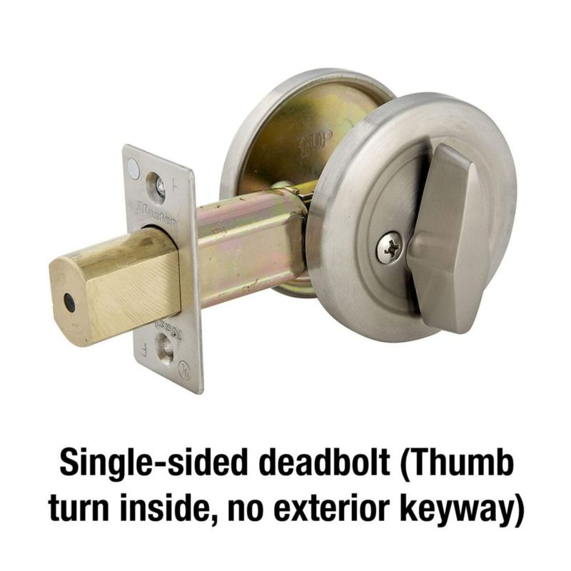 Cerrojo Master Lock Cromo Satinado de 64 mm Grado ANSI 2