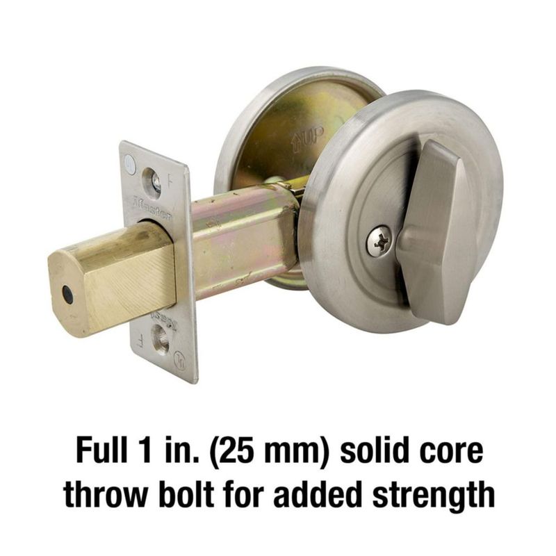 Cerrojo Master Lock Cromo Satinado de 64 mm Grado ANSI 2