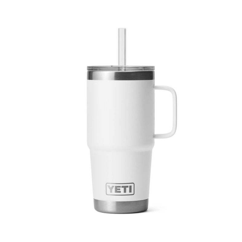Taza YETI Rambler de 750 ml con tapa de pajita de acero con aislamiento al vacío