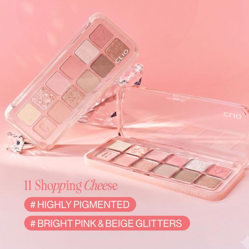 Paleta de Sombras para Ojos CLIO PROFESSIONAL 12 tonos mate y brillo