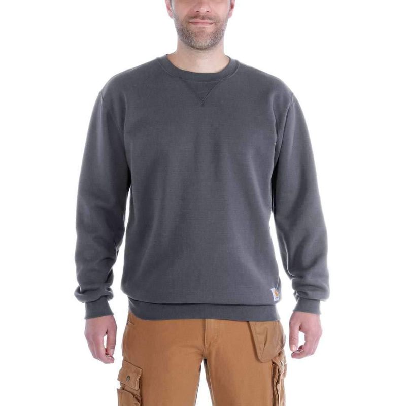 Sudadera Carhartt Marquette para hombre talla Grande color gris carbón