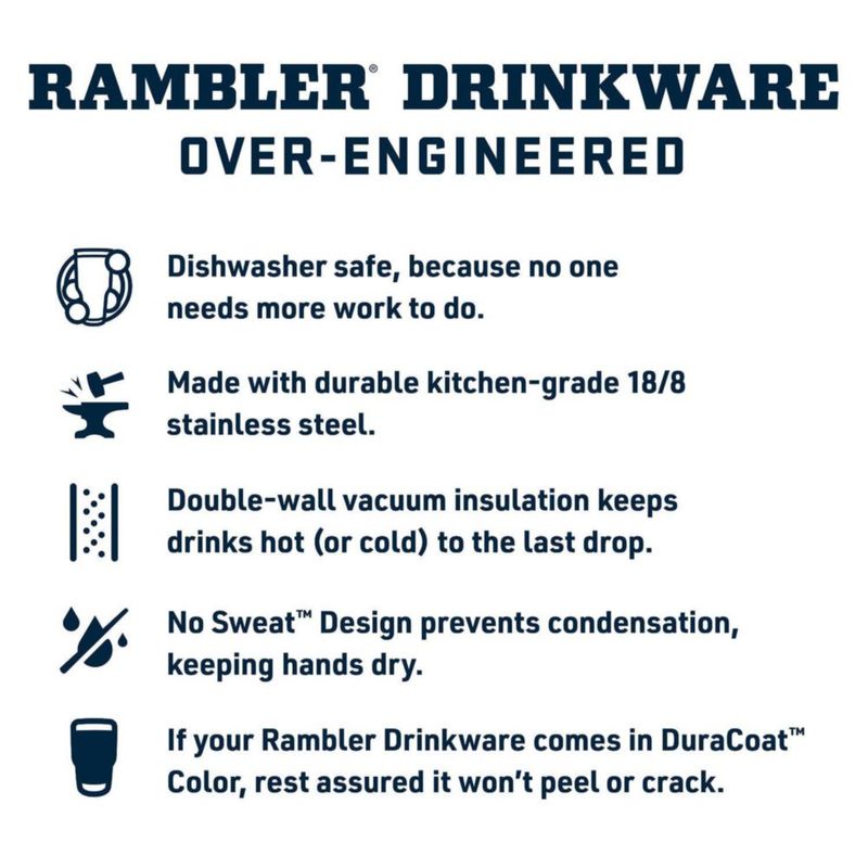Botella YETI Rambler 1.06L de acero inoxidable con aislamiento al vacío