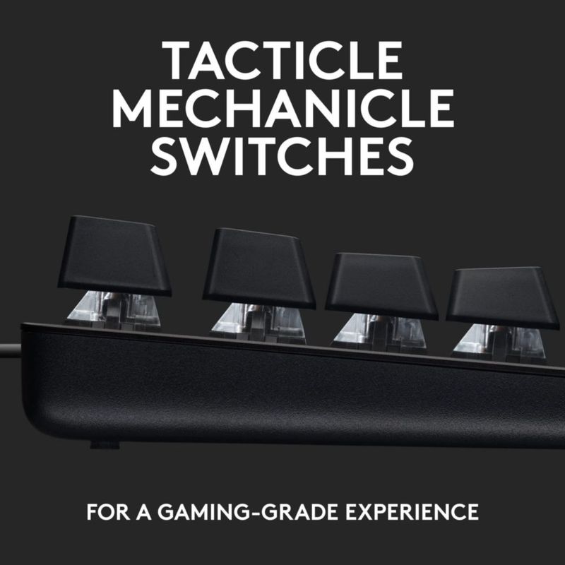 Teclado mecánico para juegos Logitech G413 TKL SE negro