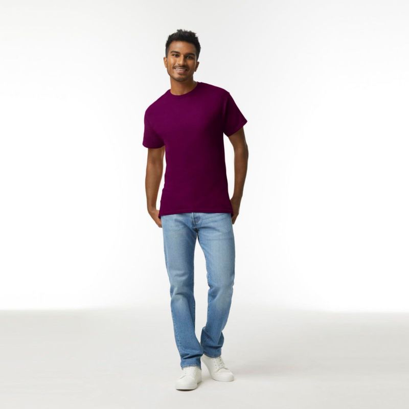 Camiseta Gildan G2000 Granate Pack de 3 - Talla 2XL