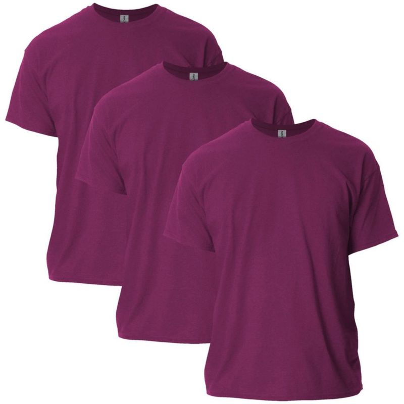 Camiseta Gildan G2000 Granate Pack de 3 - Talla 2XL