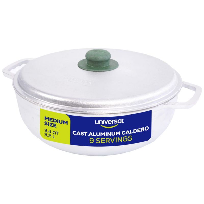 Caldero universal de 32 L (9 tazas) de aluminio fundido