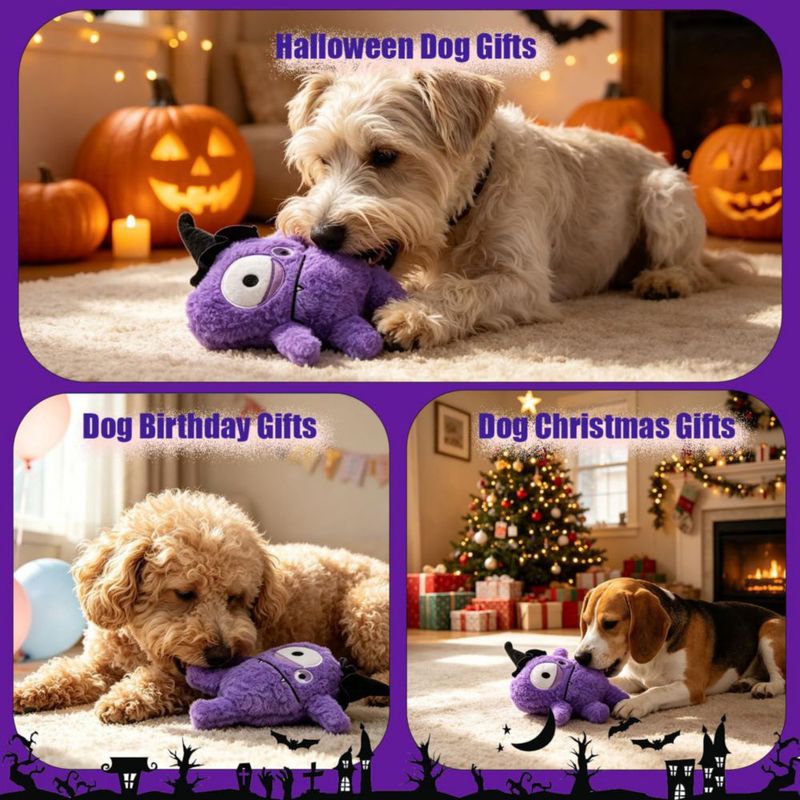 Juguete de Peluche para Perro HUGEME Monstruo de Halloween