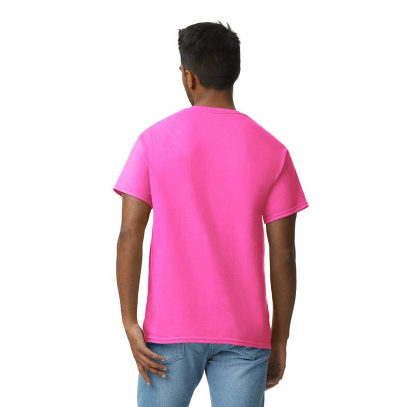 Camiseta Gildan G2000 Rosa Seguridad 3‑piezas Talla 2XL