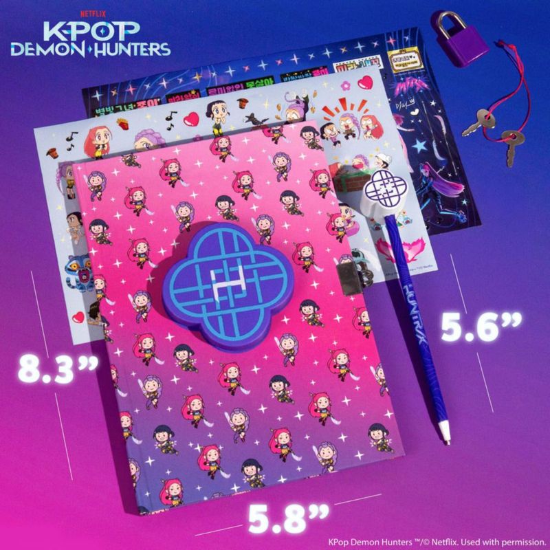 Set de Cuaderno Squishy KPop Netflix de Horizon Group USA