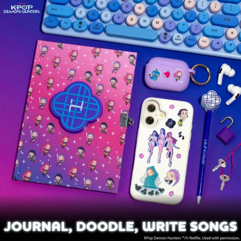 Set de Cuaderno Squishy KPop Netflix de Horizon Group USA