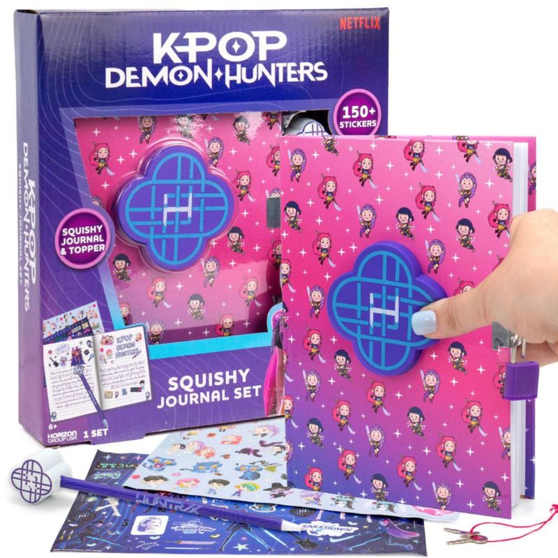Set de Cuaderno Squishy KPop Netflix de Horizon Group USA
