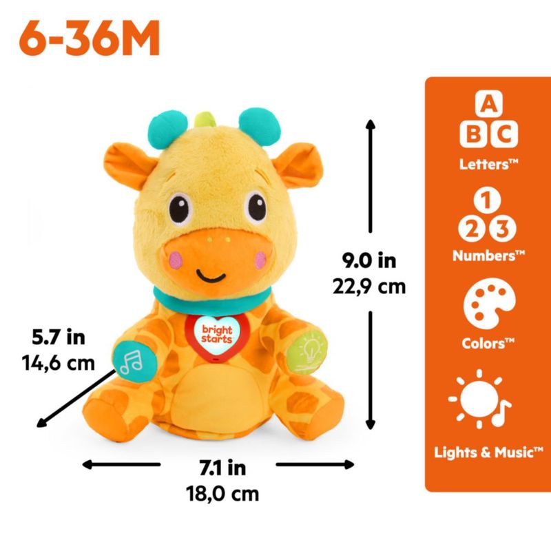 Figura de juguete Bright Starts Jirafa musical 6M+