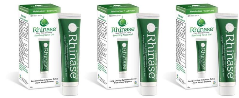 Gel Nasal Rhinase 3×30 g – Alergias Sangrados Nasales y Sequedad