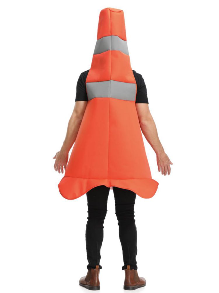 Disfraz de Cono de Construcción Seasons Adulto XL