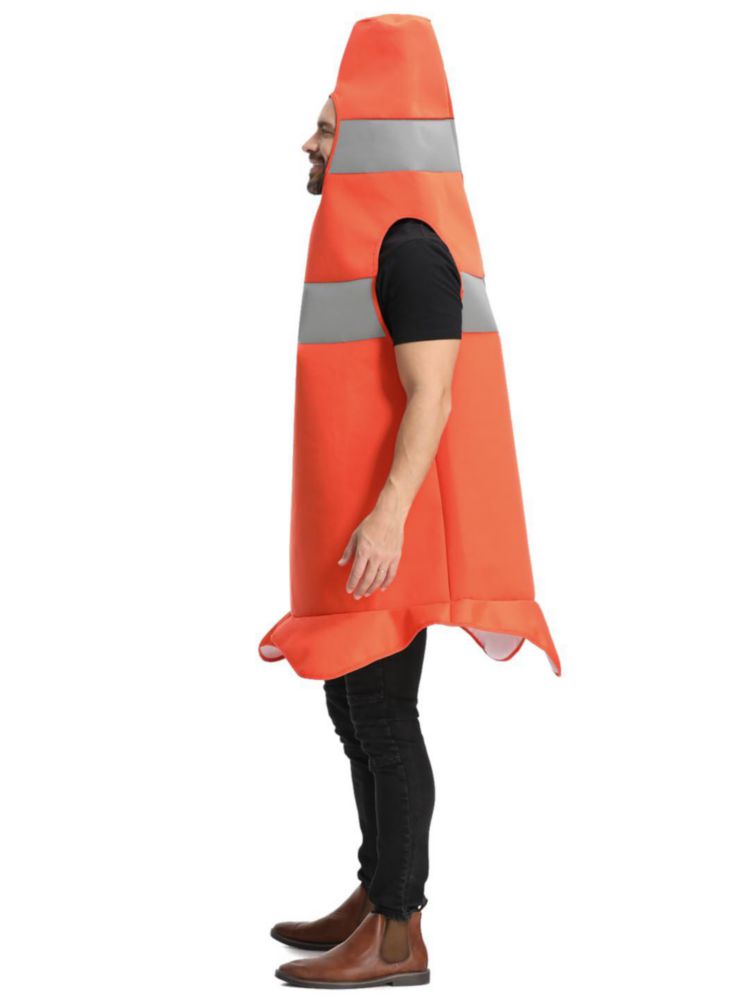 Disfraz de Cono de Construcción Seasons Adulto XL