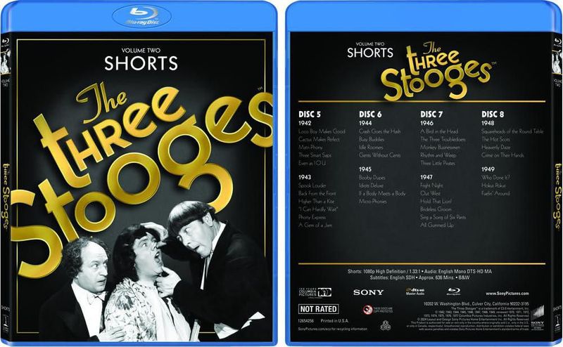 Blu-ray Sony Pictures The Three Stooges – Colección de 20 discos
