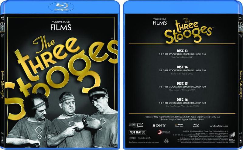 Blu-ray Sony Pictures The Three Stooges – Colección de 20 discos