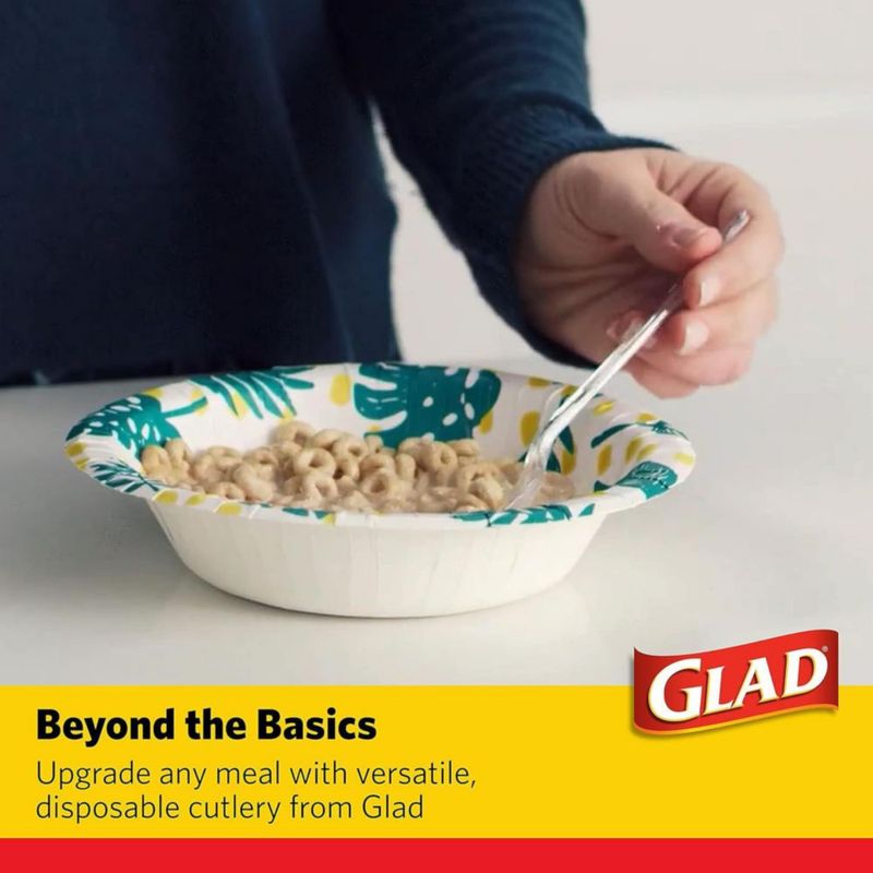 Tenedor Glad 24 unidades (12 paquetes) resistente y transparente