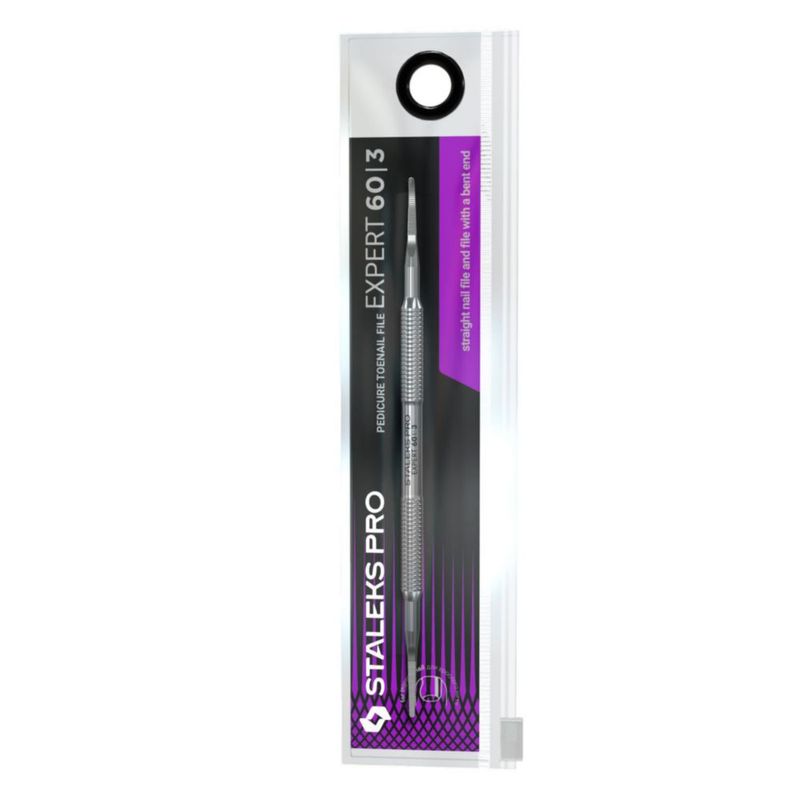Lima de pedicura Staleks Pro Expert 60 Tipo 3 de acero inoxidable