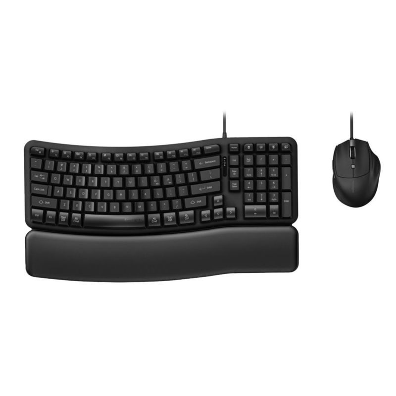 Set de teclado y ratón Kensington KM620-W con cable USB-C
