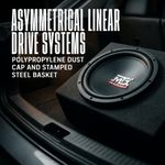 Subwoofer MTX 30 cm 400 W para audio de coche TN12-04