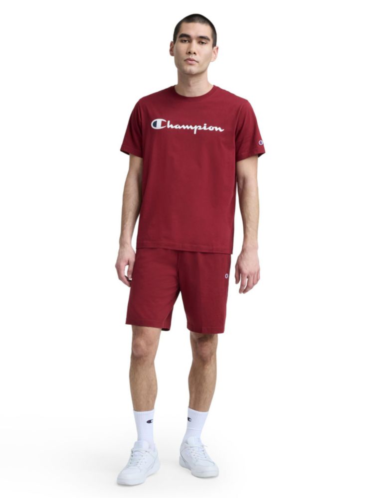 Pantalón corto Champion 23 cm color granada talla grande