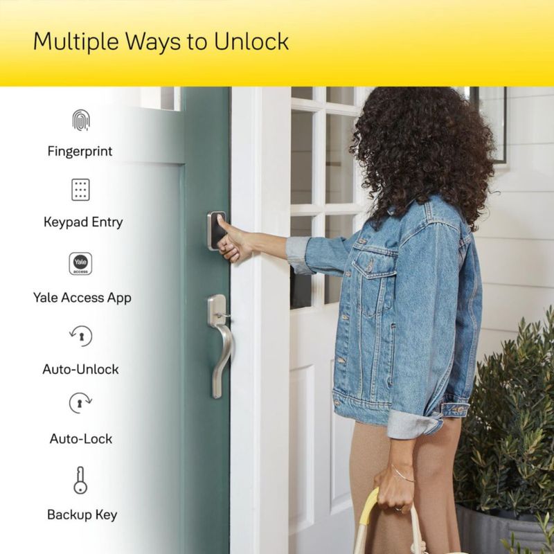 Cerradura inteligente Yale Assure Lock 2 Touch Wi-Fi con huella digital