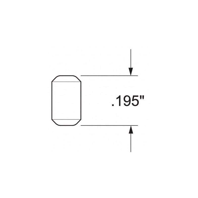Pasador de herraje Kwikset 05 cm (pack de 100)