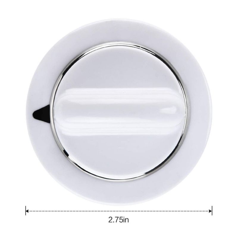 Perilla de Temporizador para Secadora AMI PARTS WE1M654 Blanca 7 cm