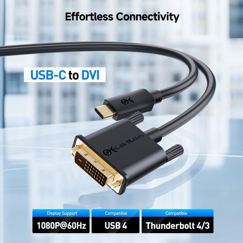 Cable USB-C a DVI Cable Matters 18 m
